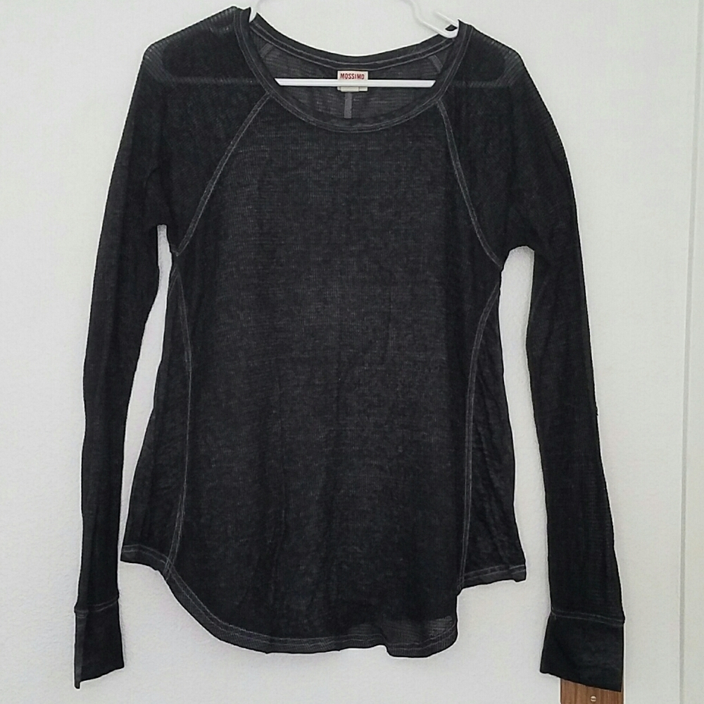 Mossimo Long Sleeve Baseball Tee Size M